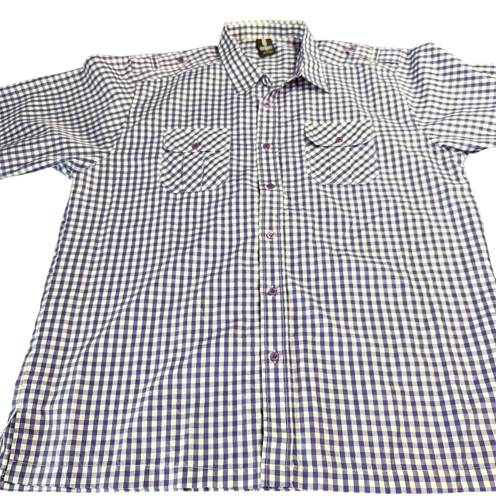 Lot of 2 Men's Short Sleeve, Button Down Shirts Size 3xl - Picture 3 of 15